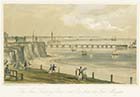 New landing place and Pier lithograph Newman and Co | Margate History
